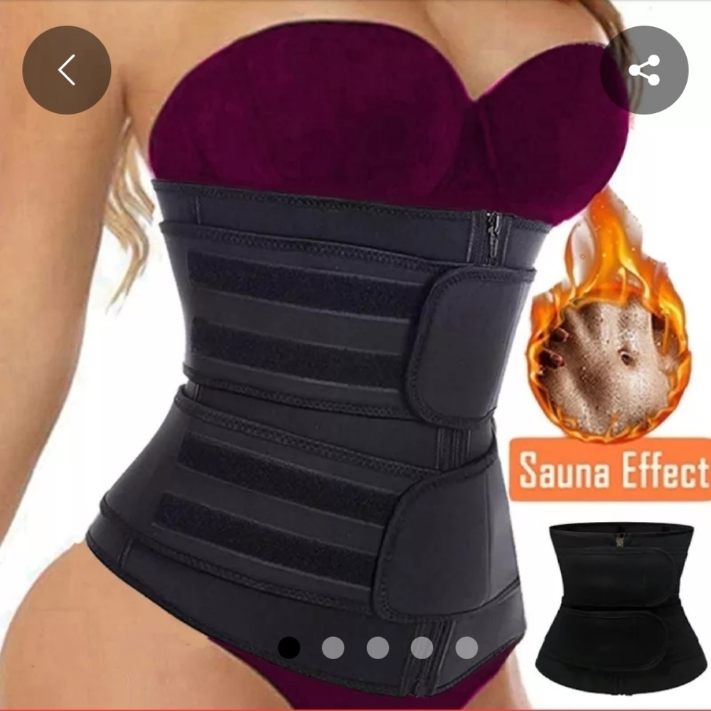 NEW WAIST CHINCHER DOUBLE STRAP BODY SHAPER PLUS SIZE 2XL